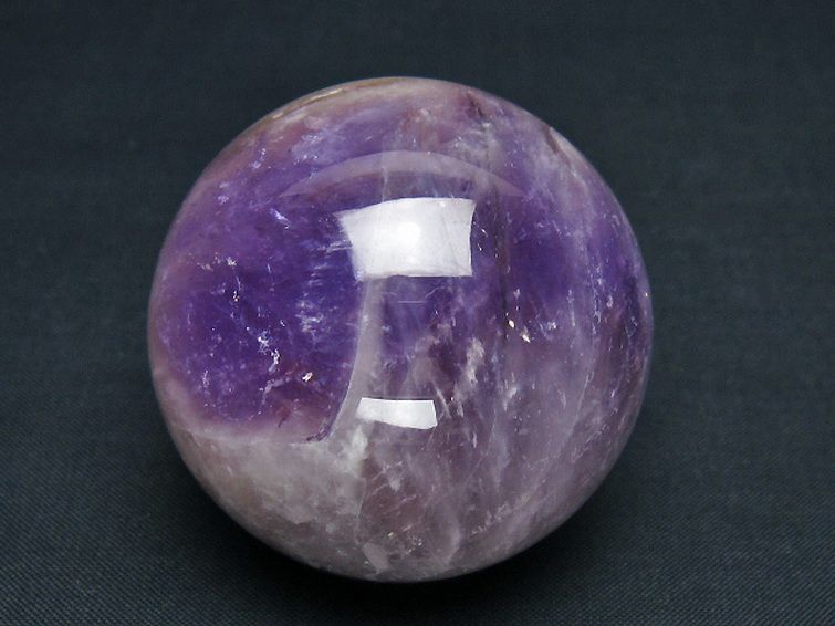 アメジスト 丸玉 54mm [t259-13419] 1枚目