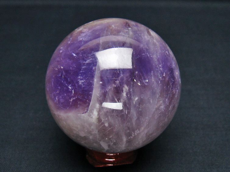 アメジスト 丸玉 54mm [t259-13419] 3枚目