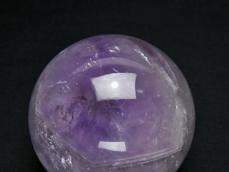 アメジスト 丸玉 58mm [t259-13421] 2枚目