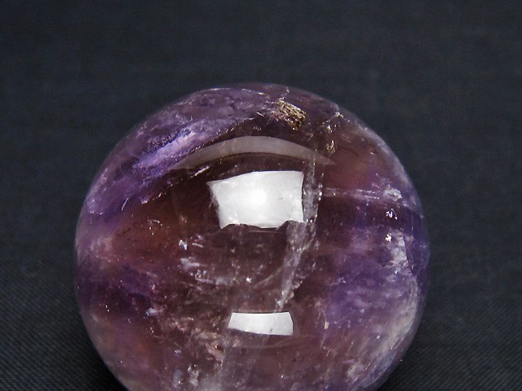 アメジスト 丸玉 39mm [t259-13440] 2枚目