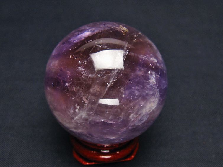 アメジスト 丸玉 39mm [t259-13440] 3枚目