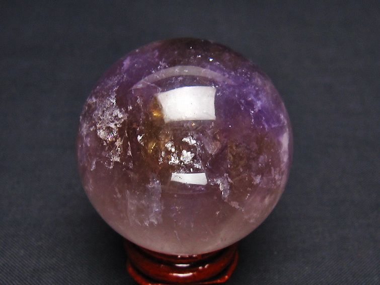 アメジスト 丸玉 41mm [t259-13443] 3枚目