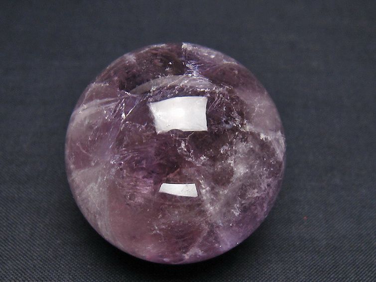 アメジスト 丸玉 42mm [t259-13448] 1枚目