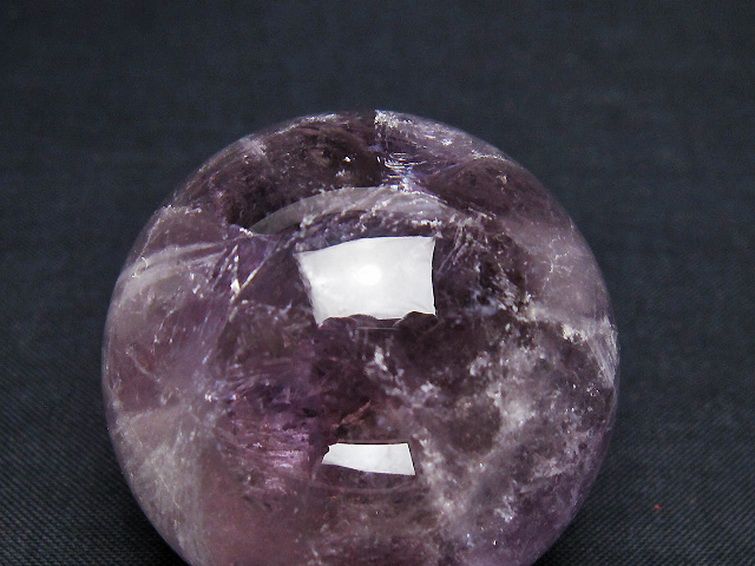 アメジスト 丸玉 42mm [t259-13448] 2枚目