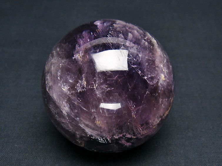 アメジスト 丸玉 57mm [t259-13455] 1枚目