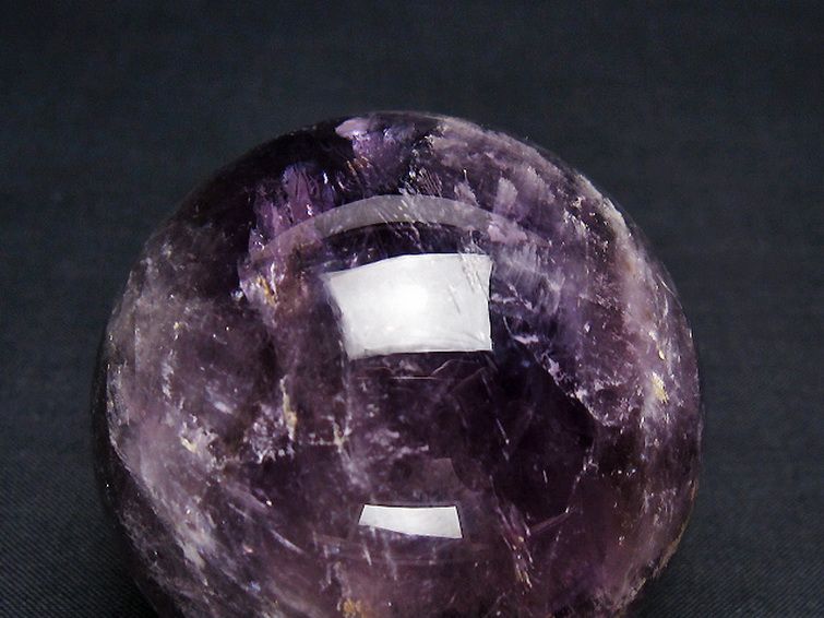 アメジスト 丸玉 57mm [t259-13455] 2枚目