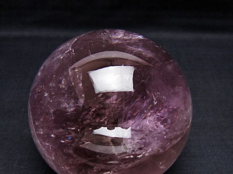 アメジスト 丸玉 72mm [t259-13481] 2枚目