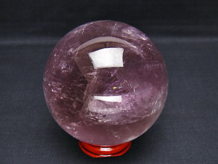 アメジスト 丸玉 72mm [t259-13481] 3枚目