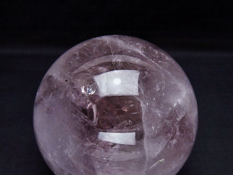 アメジスト 丸玉 78mm [t259-13487] 2枚目
