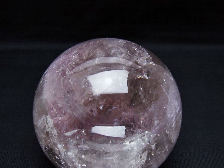 アメジスト 丸玉 74mm [t259-13490] 2枚目