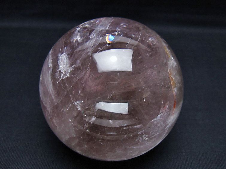 アメジスト 丸玉 75mm [t259-13491] 1枚目