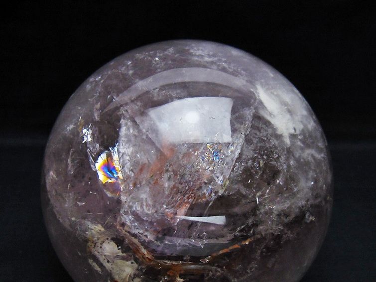 1.5Kg アメジスト 丸玉 105mm [t259-13530] 2枚目