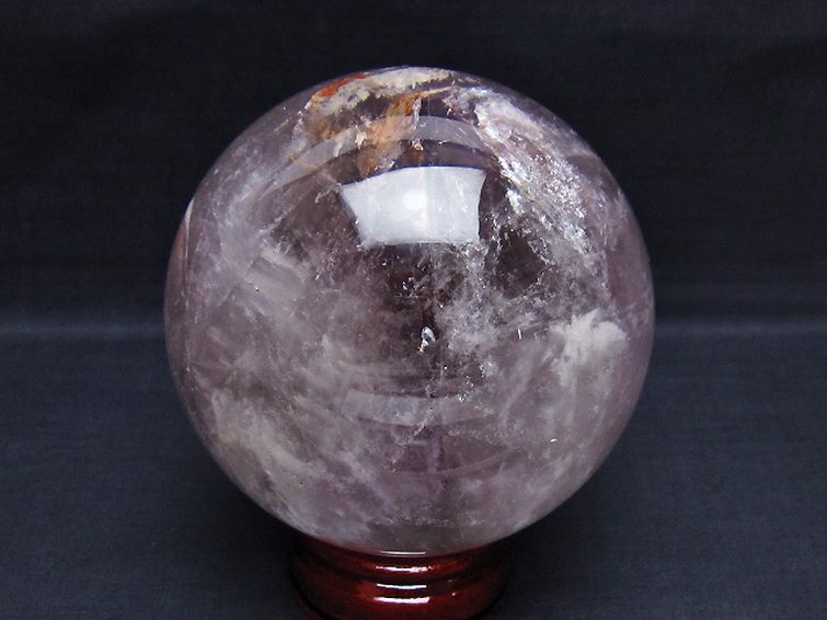 1.5Kg アメジスト 丸玉 105mm [t259-13530] 3枚目