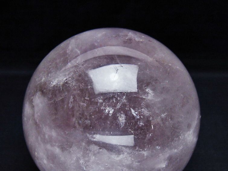 1.1Kg アメジスト 丸玉 90mm [t259-13538] 2枚目