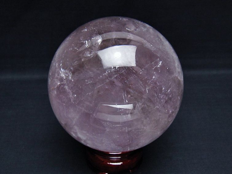 1Kg アメジスト 丸玉 90mm [t259-13561] 3枚目