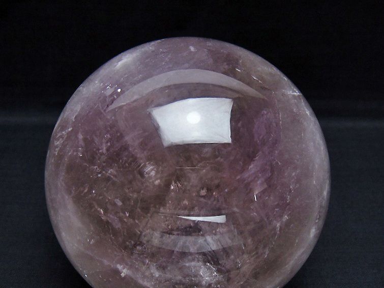 1.5Kg アメジスト 丸玉 105mm [t259-13570] 2枚目