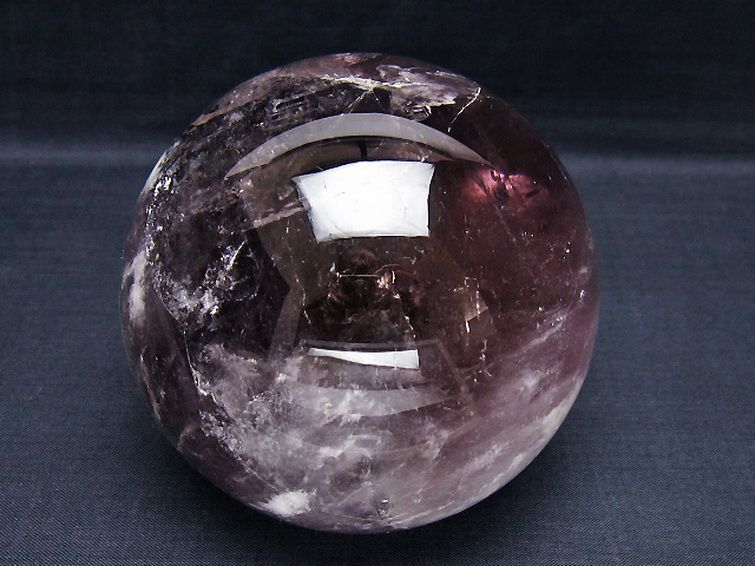 1.1Kg アメジスト 丸玉 92mm [t259-13572] 1枚目