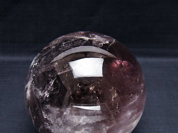 1.1Kg アメジスト 丸玉 92mm [t259-13572] 2枚目