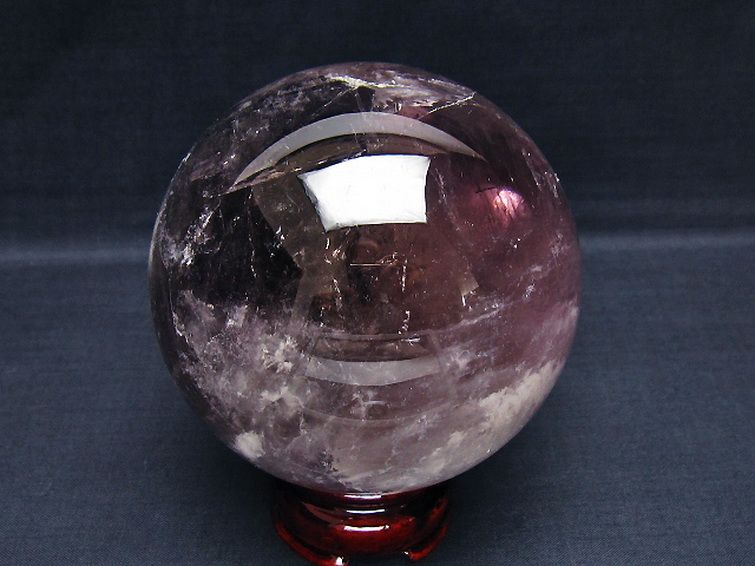 1.1Kg アメジスト 丸玉 92mm [t259-13572] 3枚目