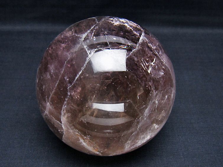 アメジスト 丸玉 82mm [t259-13576] 1枚目