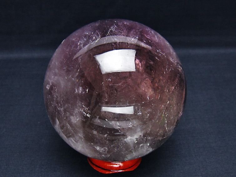 アメジスト 丸玉 80mm [t259-13580] 3枚目