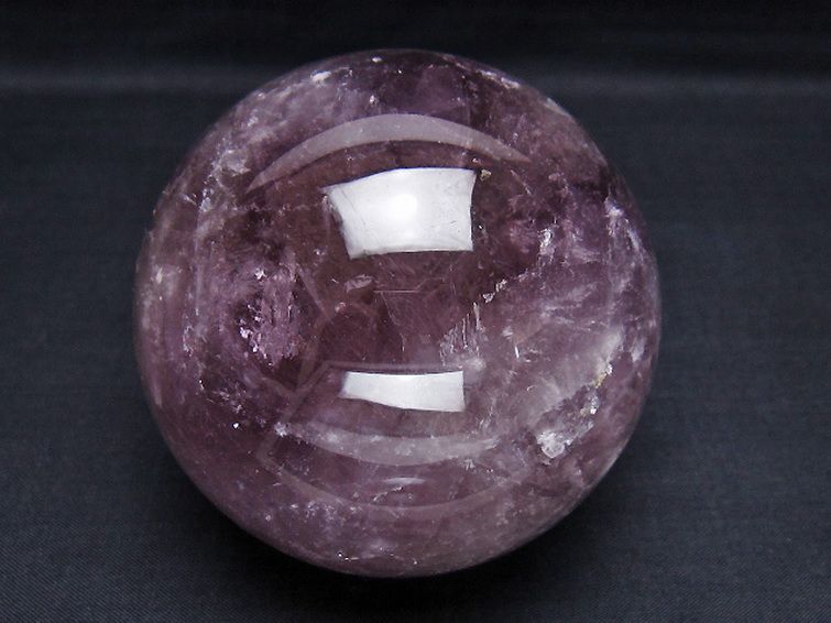 アメジスト 丸玉 81mm [t259-13586] 1枚目