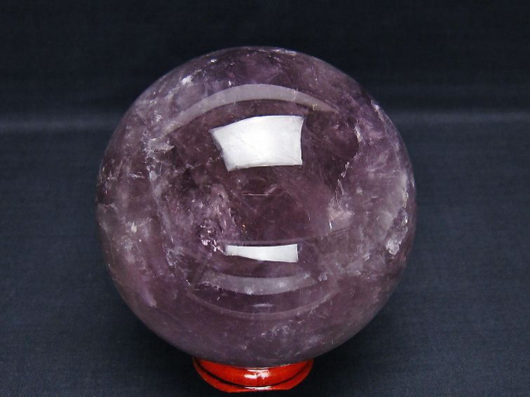 アメジスト 丸玉 81mm [t259-13586] 3枚目