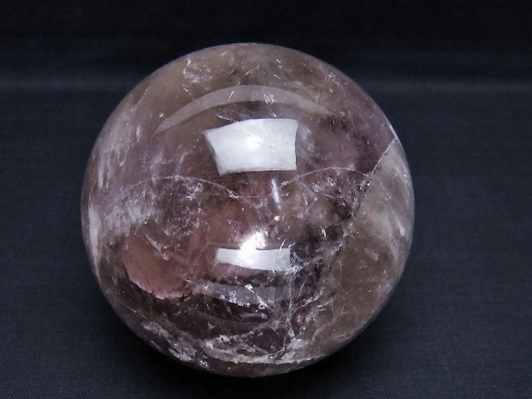 アメジスト 丸玉 83mm [t259-13589] 1枚目