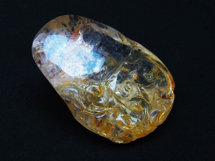 ヒマラヤ水晶 手彫り 魚 置物 [t261-1097] 2枚目