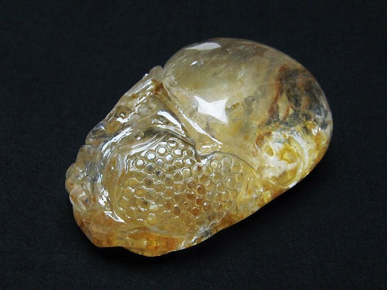 ヒマラヤ水晶 手彫り 魚 置物 [t261-1143] 2枚目