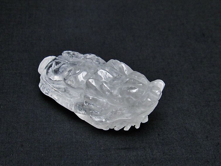 ヒマラヤ水晶龍亀 置物 [t261-1196] 1枚目