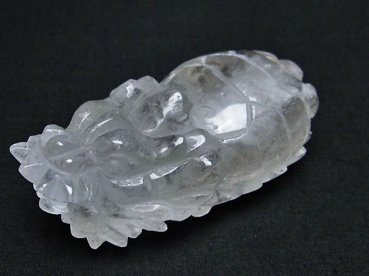 ヒマラヤ水晶龍亀 置物 [t261-1197] 3枚目