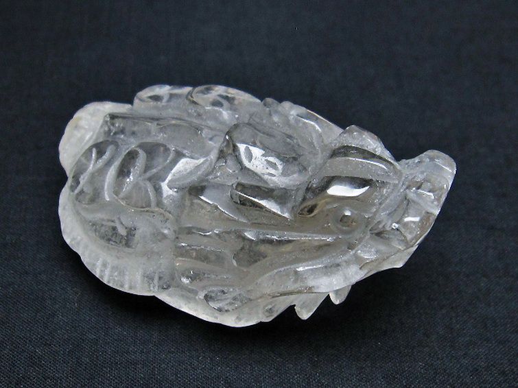 ヒマラヤ水晶龍亀 置物 [t261-1198] 3枚目