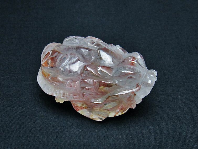 ヒマラヤ水晶龍亀 置物 [t261-1199] 1枚目