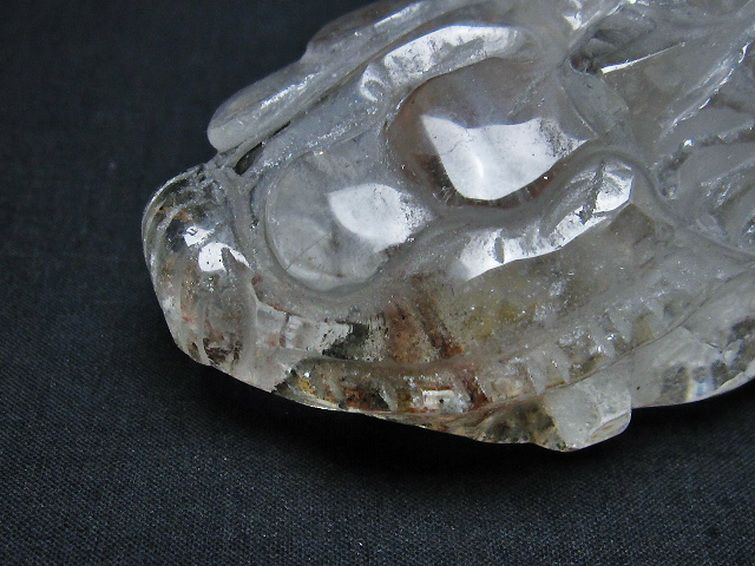 ヒマラヤ水晶 ガーデン入り 龍亀 置物 [t261-1202] 2枚目