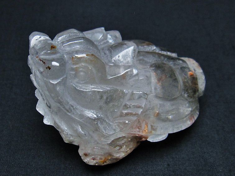 ヒマラヤ水晶 ガーデン入り 龍亀 置物 [t261-1202] 3枚目