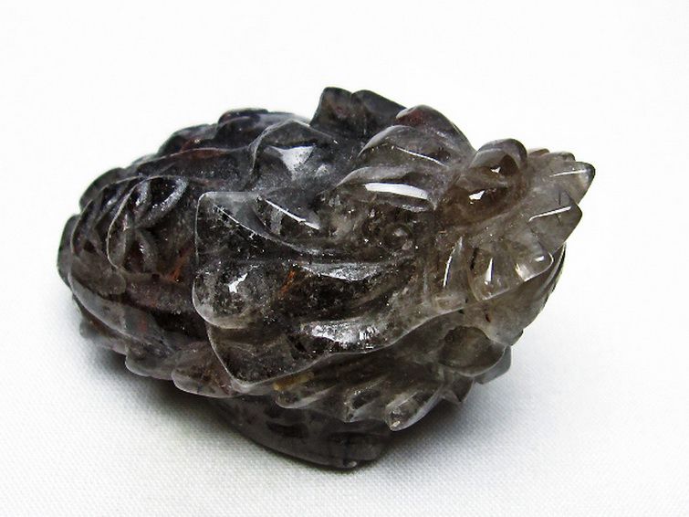 ヒマラヤ水晶金針ルチル入り 龍亀 置物 [t261-1204] 3枚目