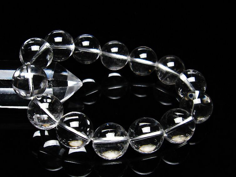 ヒマラヤ水晶 ブレスレット 16mm [T263-3287] 1枚目