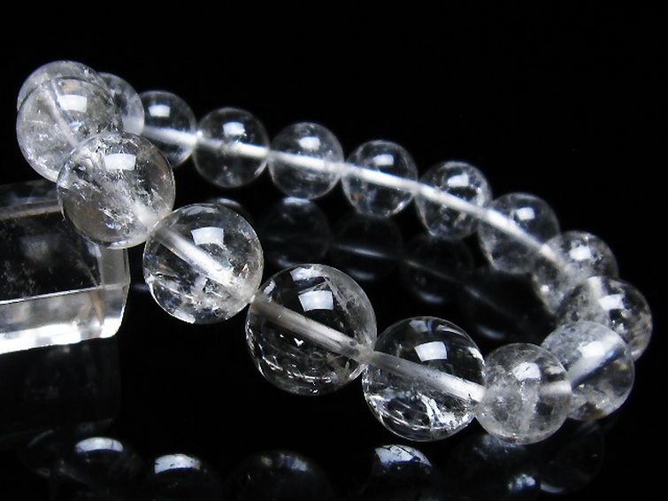 ヒマラヤ水晶 ブレスレット 12mm [T263-3435] 1枚目