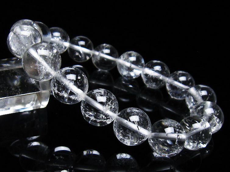 ヒマラヤ水晶 ブレスレット 12mm [T263-3443] 1枚目