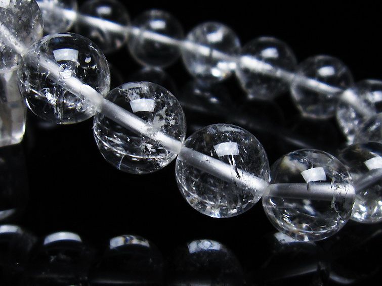 ヒマラヤ水晶 ブレスレット 12mm [T263-3443] 3枚目