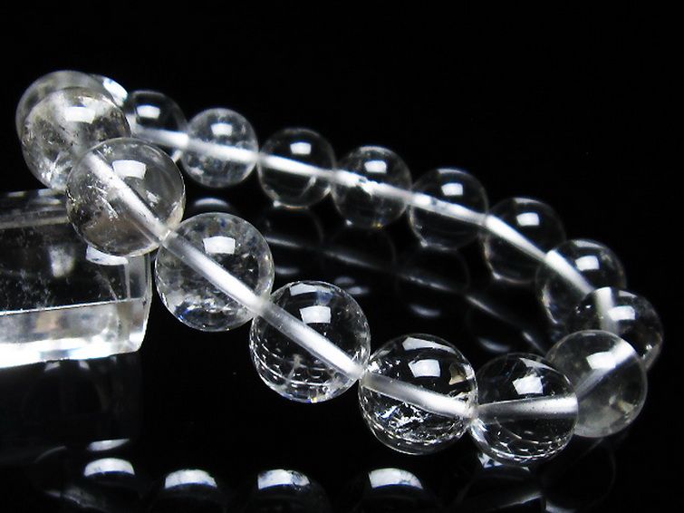 ヒマラヤ水晶 ブレスレット 12mm [T263-3452] 1枚目