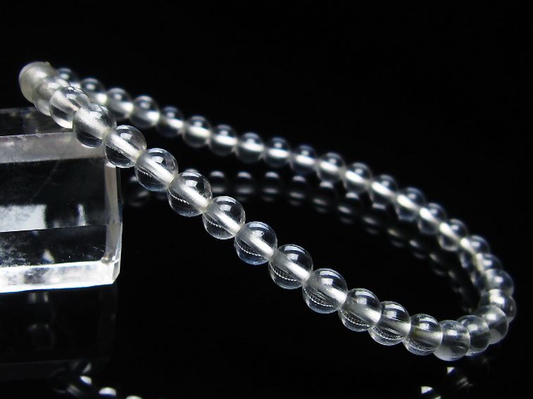 ヒマラヤ水晶 ブレスレット 5mm [T263-3580] 1枚目