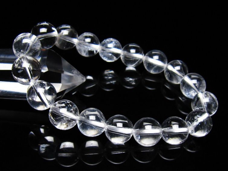 ヒマラヤ水晶 ブレスレット 11mm [t263-4385] 1枚目