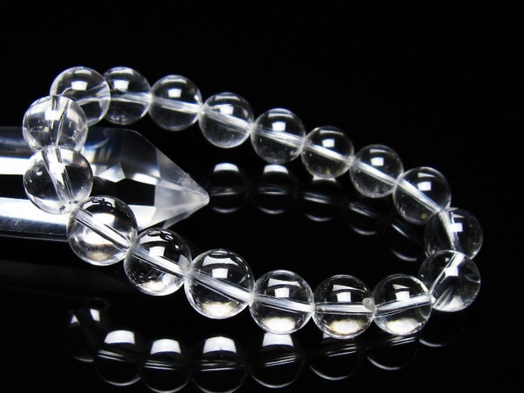 ヒマラヤ水晶 ブレスレット 11mm [t263-4388] 1枚目