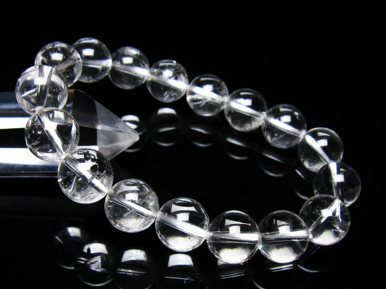 ヒマラヤ水晶 ブレスレット 12mm [t263-4390] 1枚目