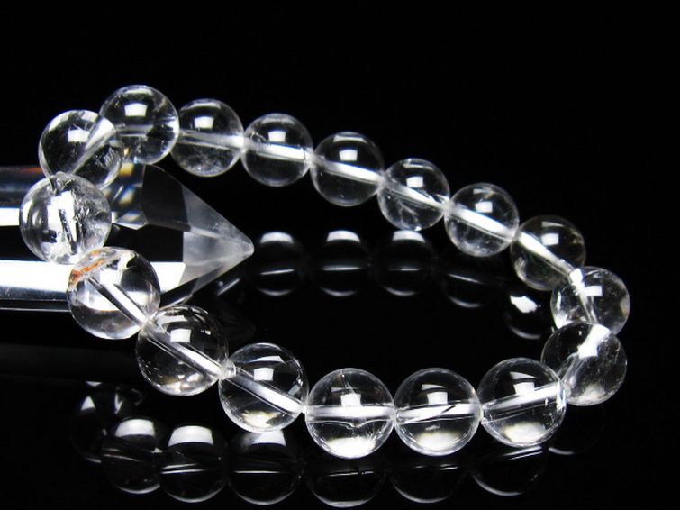 ヒマラヤ水晶 ブレスレット 12mm [t263-4395] 1枚目