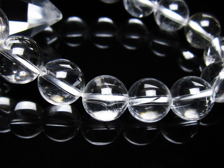 ヒマラヤ水晶 ブレスレット 12mm [t263-4395] 3枚目