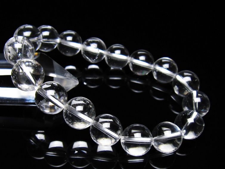 ヒマラヤ水晶 ブレスレット 12mm [t263-4397] 1枚目