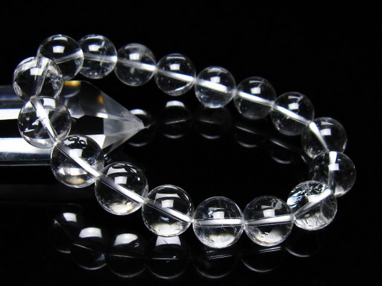 ヒマラヤ水晶 ブレスレット 12mm [t263-4410] 1枚目